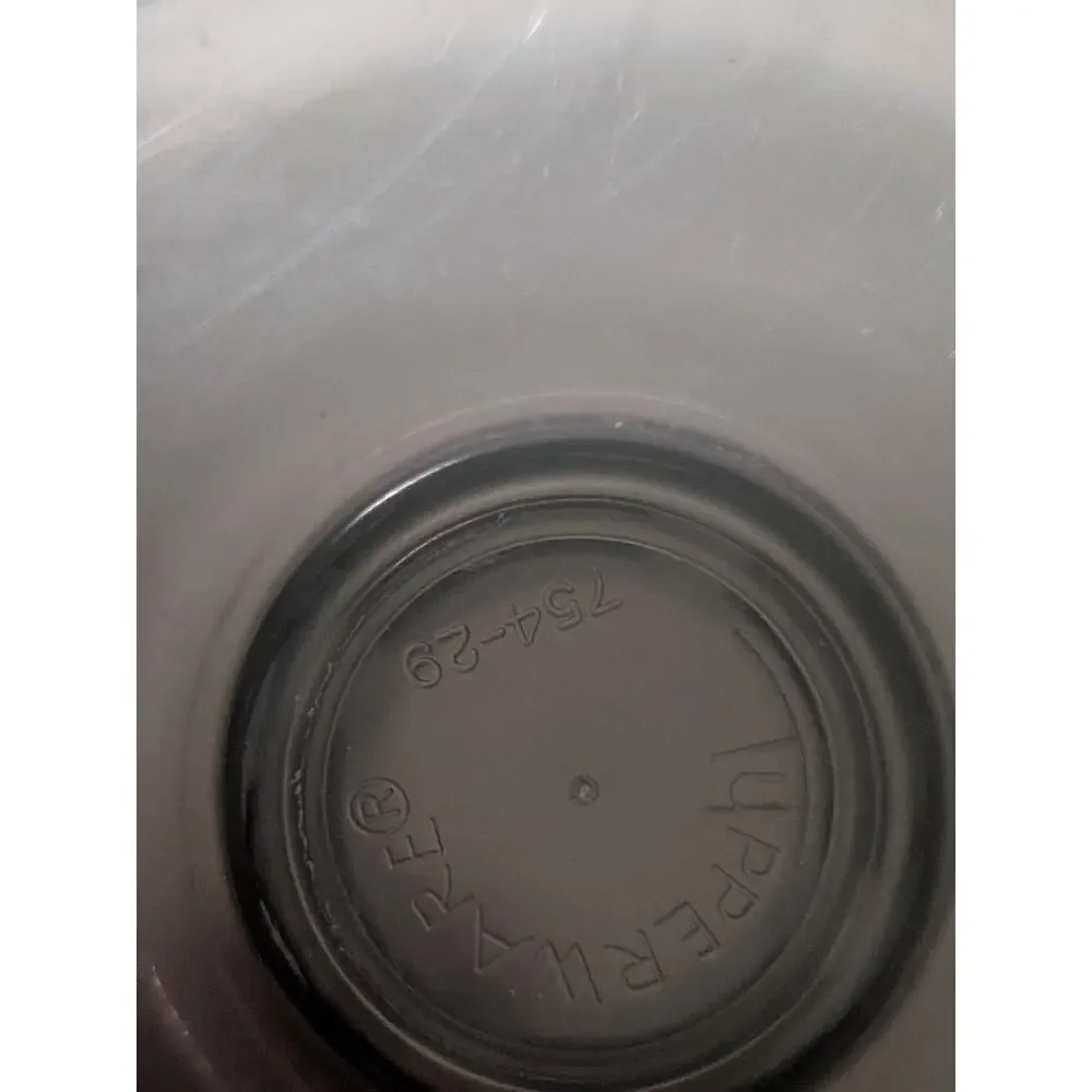Vintage Tupperware 754 Smoky Gray Dessert Pudding Cups & Lids Set of 3 Retro